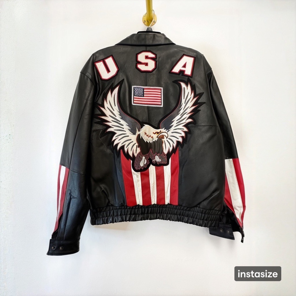 Leather USA Leather Bomber Jacket